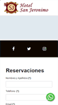 Mobile Screenshot of hotelsanjeronimopopayan.com